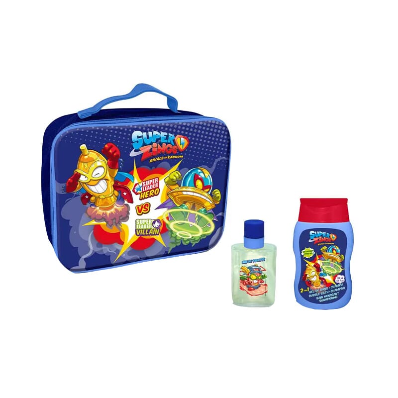 Superzings Lote EDT 50 ml + Gel y Champú 200 ml + Bolsa