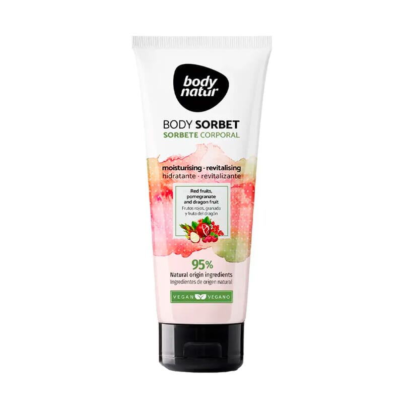 Body Sorbete Corporal Frutos Rojos, Granada Y Fruta Del Dragon 200 ml