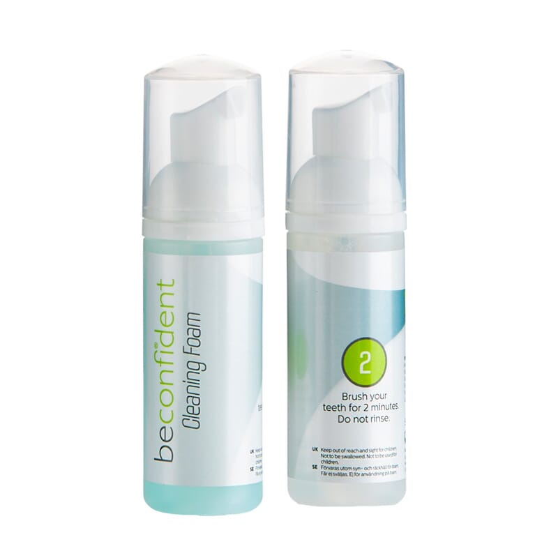 Teeth Whitening Dual Espuma Limpiadora 50 ml + Limpiador 50 ml