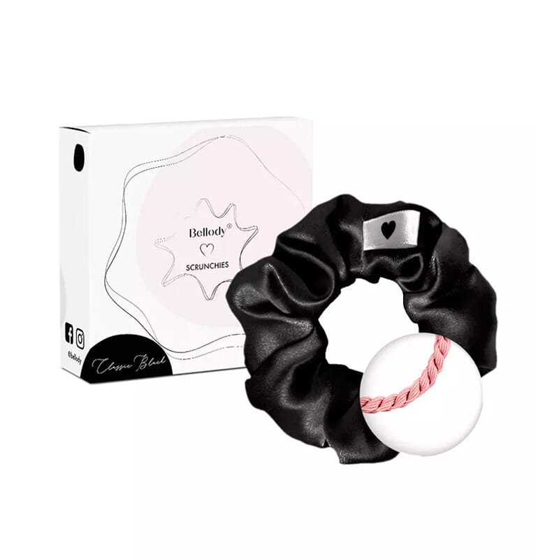 Original Silk Scrunchies #Classic Black