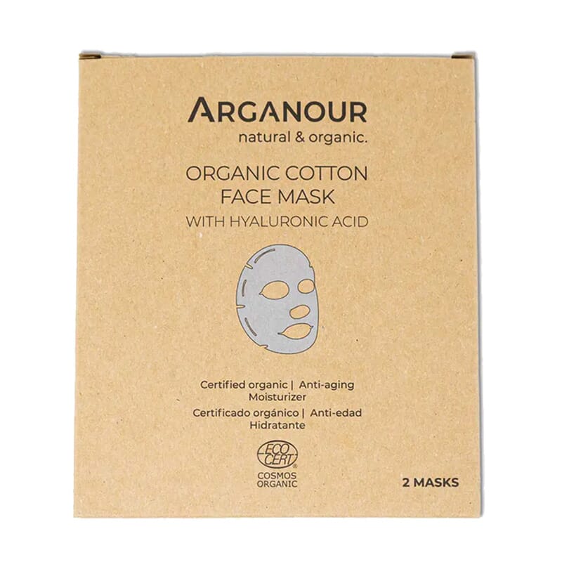 Organic Cotton Face Mask With Hylaruronic Acid