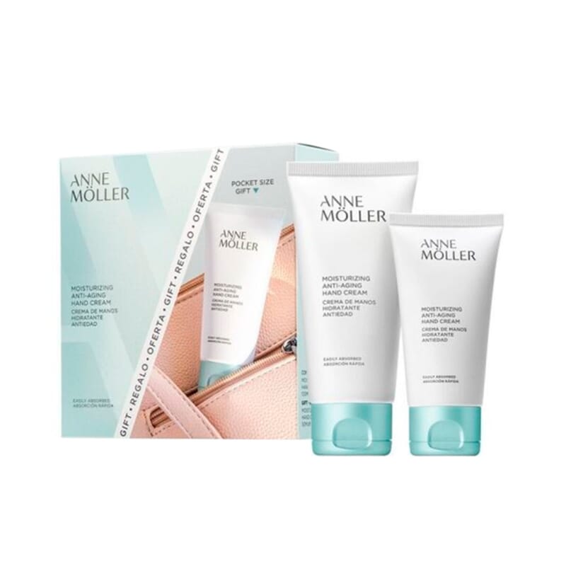 Feuchtigkeitsspendende Anti-Aging-Handcreme Set 100 ml + Mini 30 ml