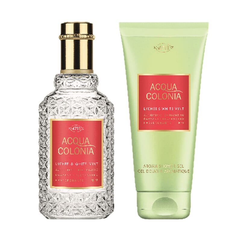 Acqua Colonia Lychee White Mint Lote EDC 50 ml + Gel Ducha 75 ml