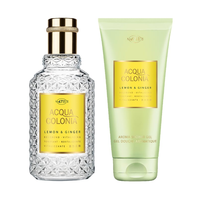 Acqua Colonia Lemon & Ginger Lote EDC 50 ml + Gel De Ducha 75 ml