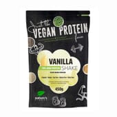 Vegan Protein 70% Vanilla Shake Bio 450g de Natures Finest
