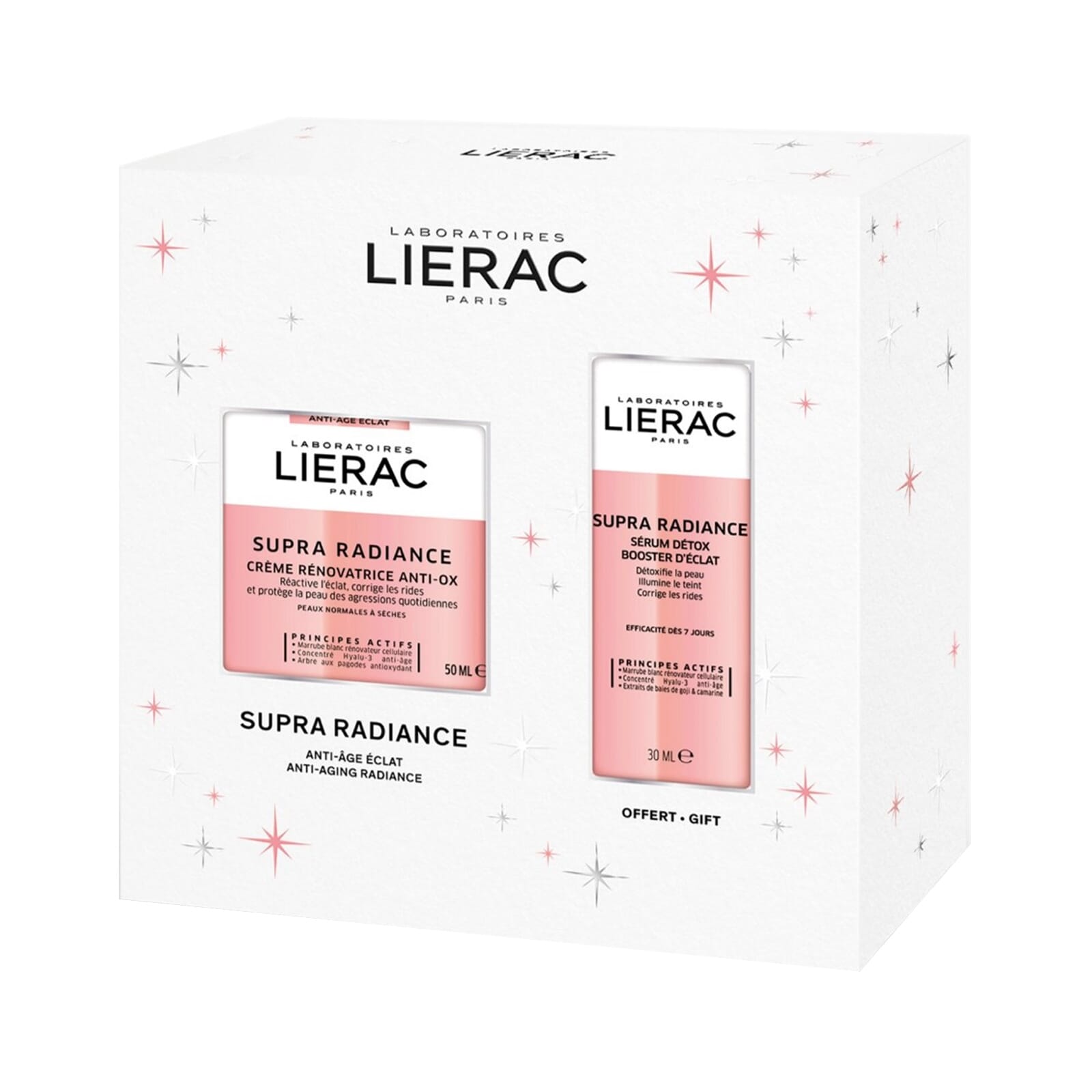 Supra Radiance Creme 50 ml + Sérum Detox 30 ml