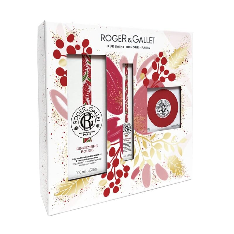 Gingembre Rouge Set 3 Piezas Agua Perfumada 100 ml + Jabón