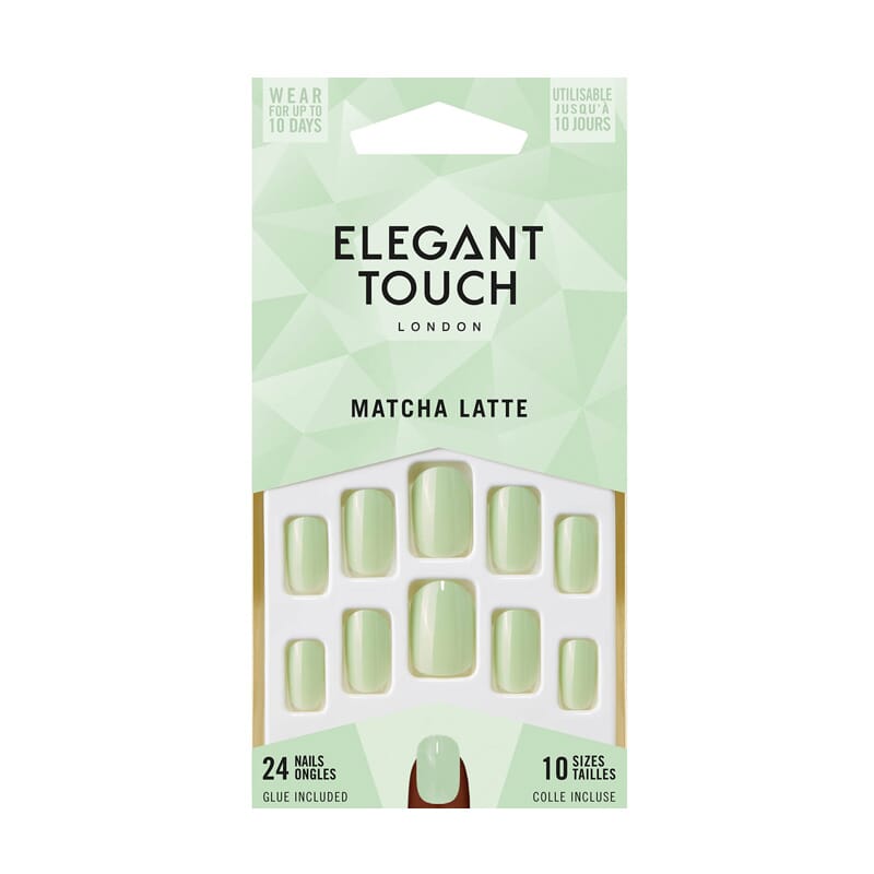 Core Colour Nails With Glue Almond #Matcha Latte 24 St
