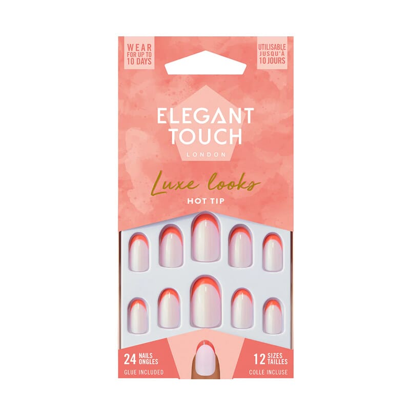 Luxe Looks Nails With Glue Oval Limited Ed #Hot Tip 24 St