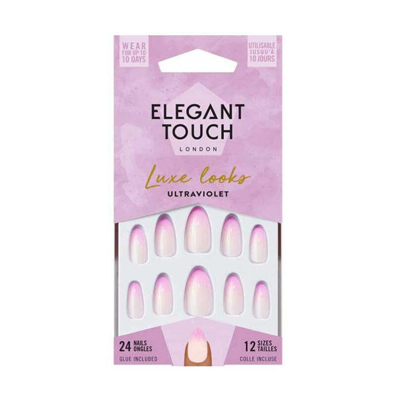 Luxe Looks Nails With Glue Short Stiletto Limited Ed #Ultra 24 St