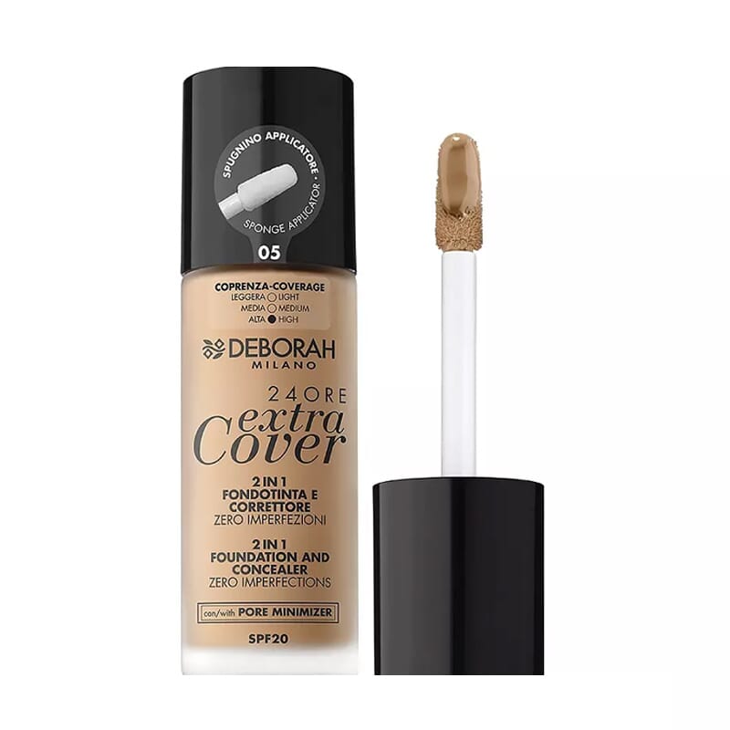 24 Ore Extra Cover Fundo Fluido SPF20 #05 30 ml