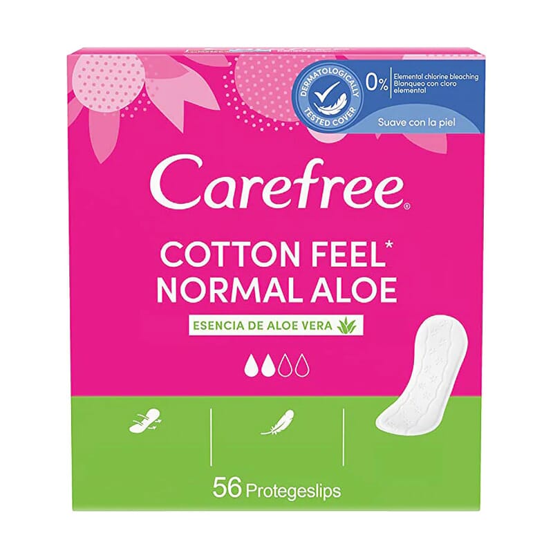 Cotton Feel Normal Aloe Vera 56 Uds