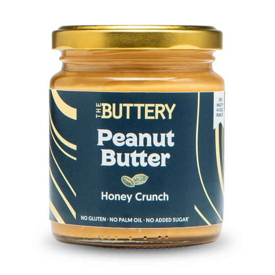 Knusprige Erdnussbutter Mit Honig 220g - The Buttery