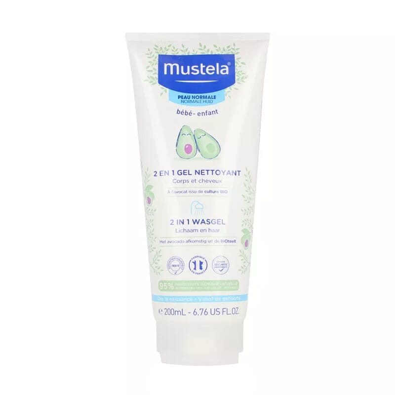 Bébé Gel Nettoyant 2 en 1 Cheveux et Corps 200 ml