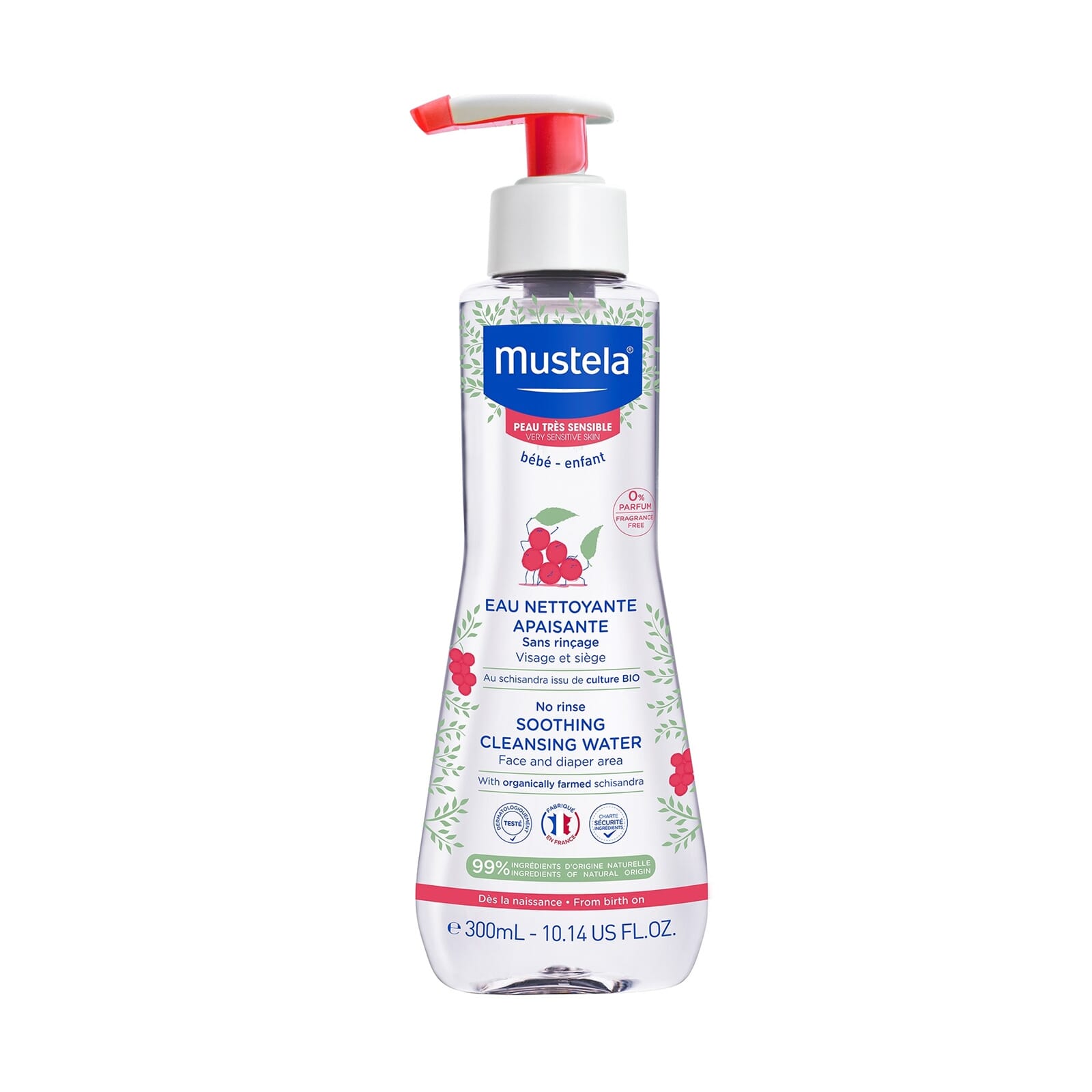 Bébé Eau Nettoyante Apaisante 300 ml