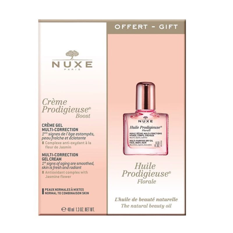 Creme Prodigieuse Boost Lote Creme Gel + Huile Prodigieuse