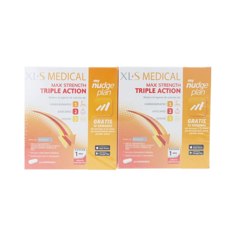 XlS Medical Max Strength Lote 2 Unds 120 Caps