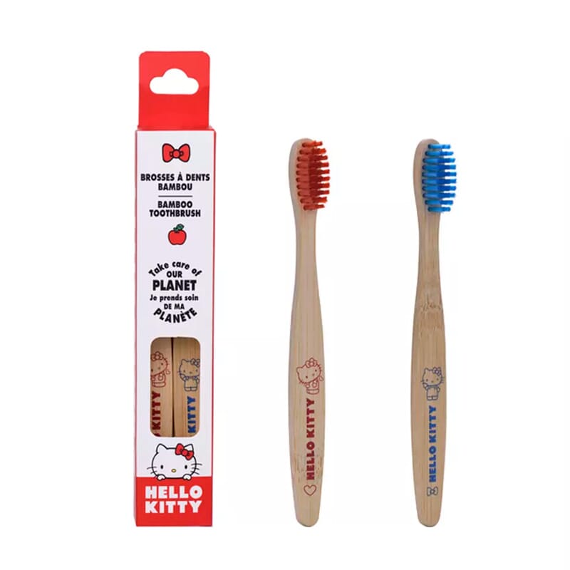 Hello Kitty Cepillo De Dientes Bambú 2 Uds