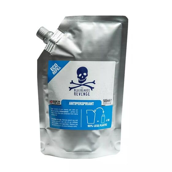 Deodorant Antiperspirant Refill Pouch 500 ml The Bluebeards Revenge