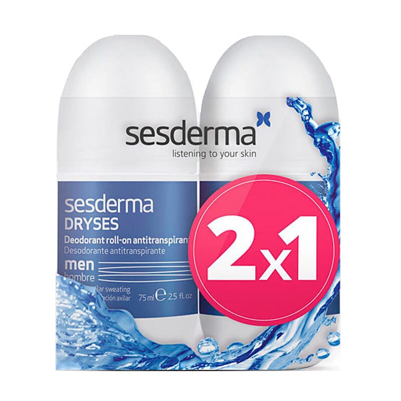 Dryses Men Desodorante Roll-On 2 Uds 75 ml