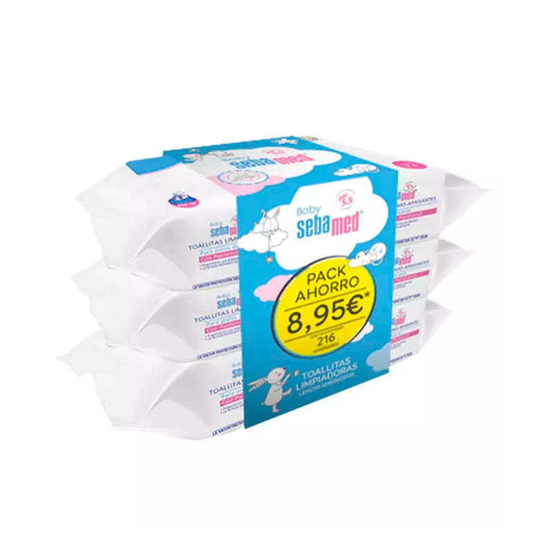 Baby Sebamed Toallitas Limpiadoras Lote 3 Uds
