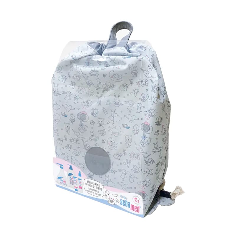 Sac à Dos Bébé + Mousse de Bain + Lotion + Baume + Cologne
