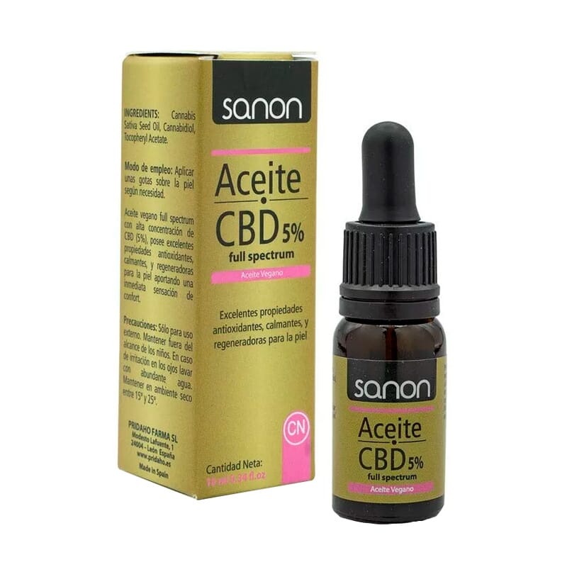 Sanon Óleo CBD 5% 10 ml