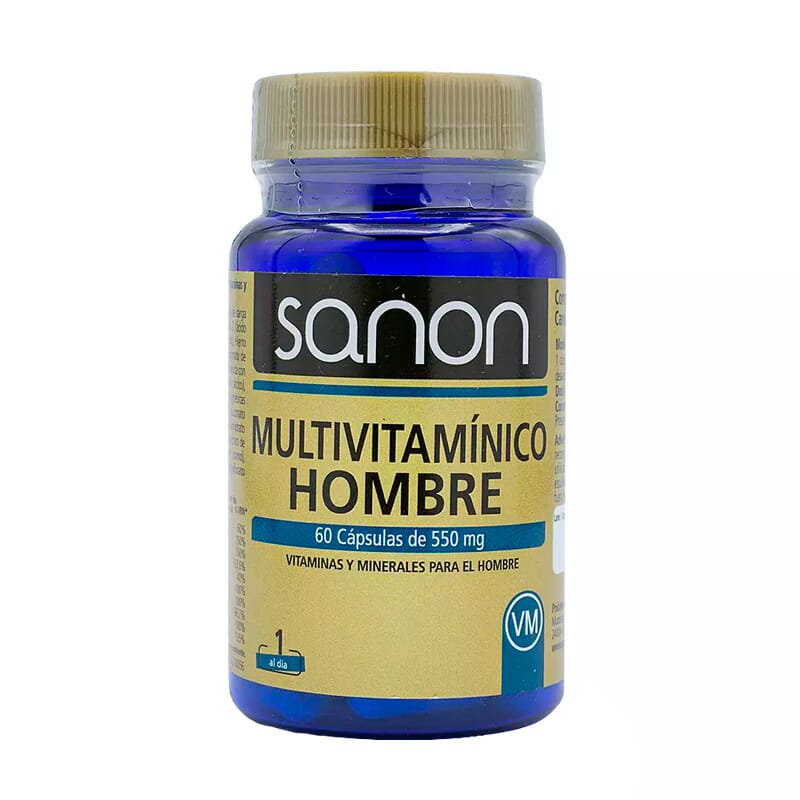 Sanon Multivitamínico Homem 550 mg 60 Caps