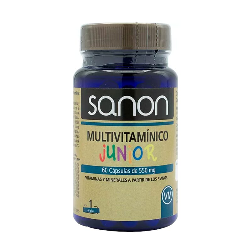Sanon Multivitamí­nico Junior 550 mg 60 Caps