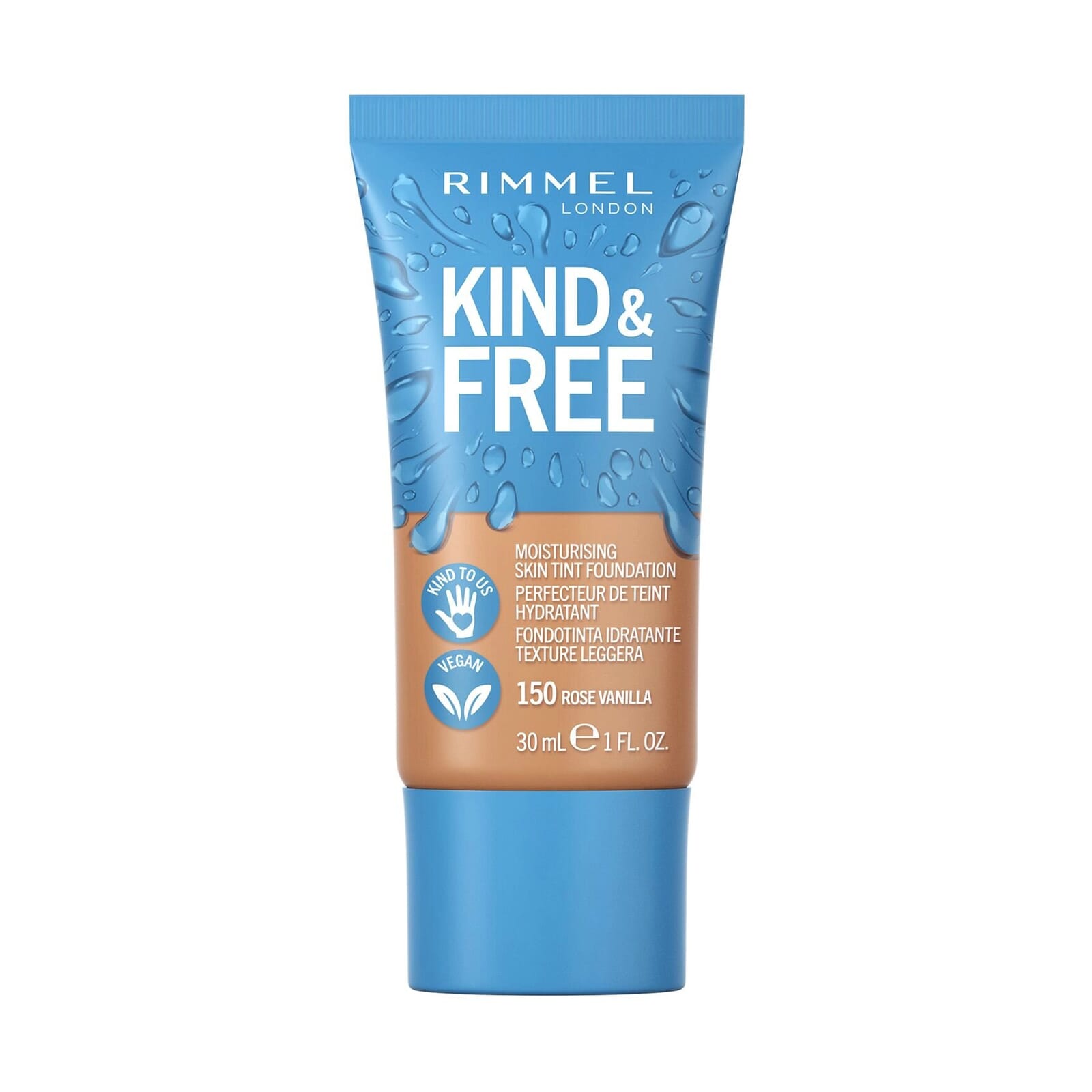 Kind & Free Skin Tint Foundation #150-Rose Vanilla