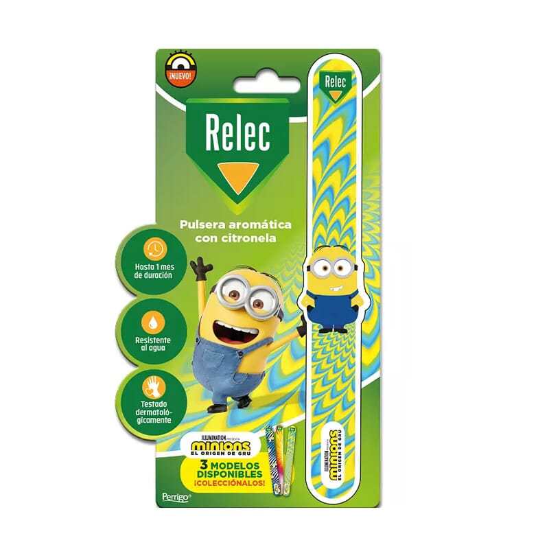 Relec Aroma-Armband mit Citronella Minions #Gelb