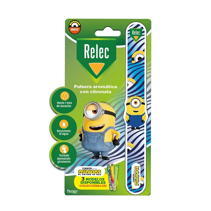 Relec Aroma-Armband mit Citronella Minions #Blau