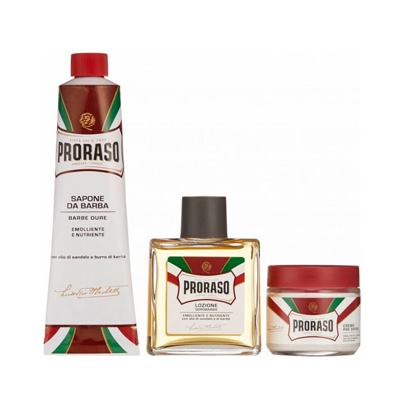 Red Vintage Primadopo Pre-Shave + Crema Afeitar + Aftershave