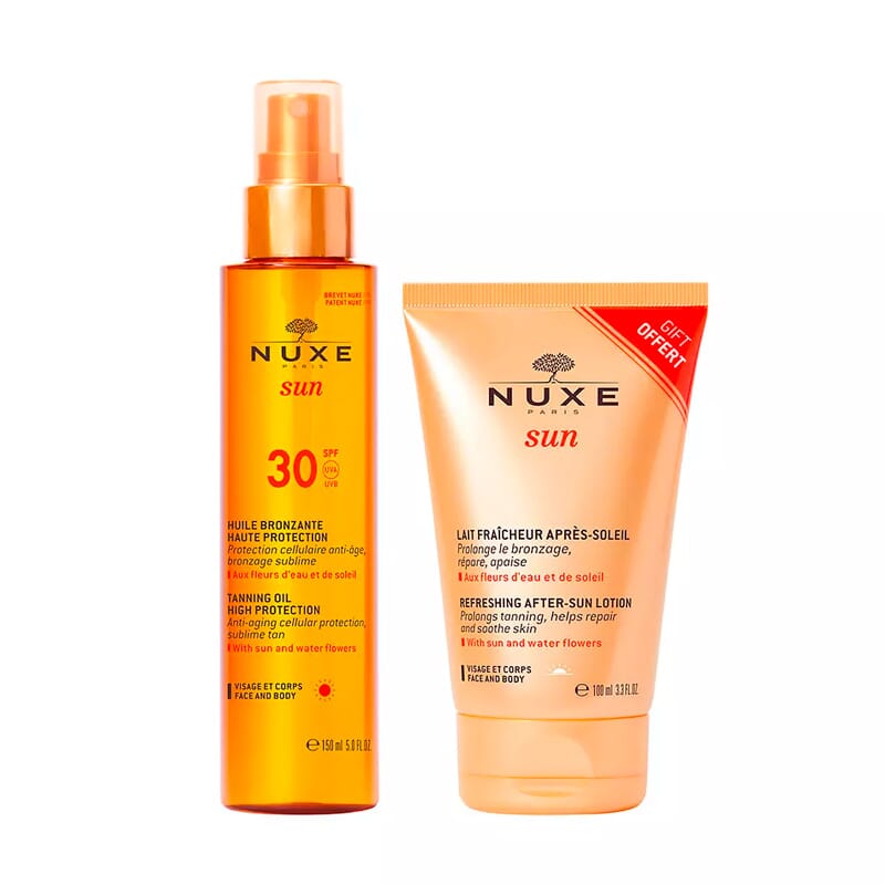 Nuxe Sun Huile Bronzante SPF30 150 ml + After Sun 100 ml