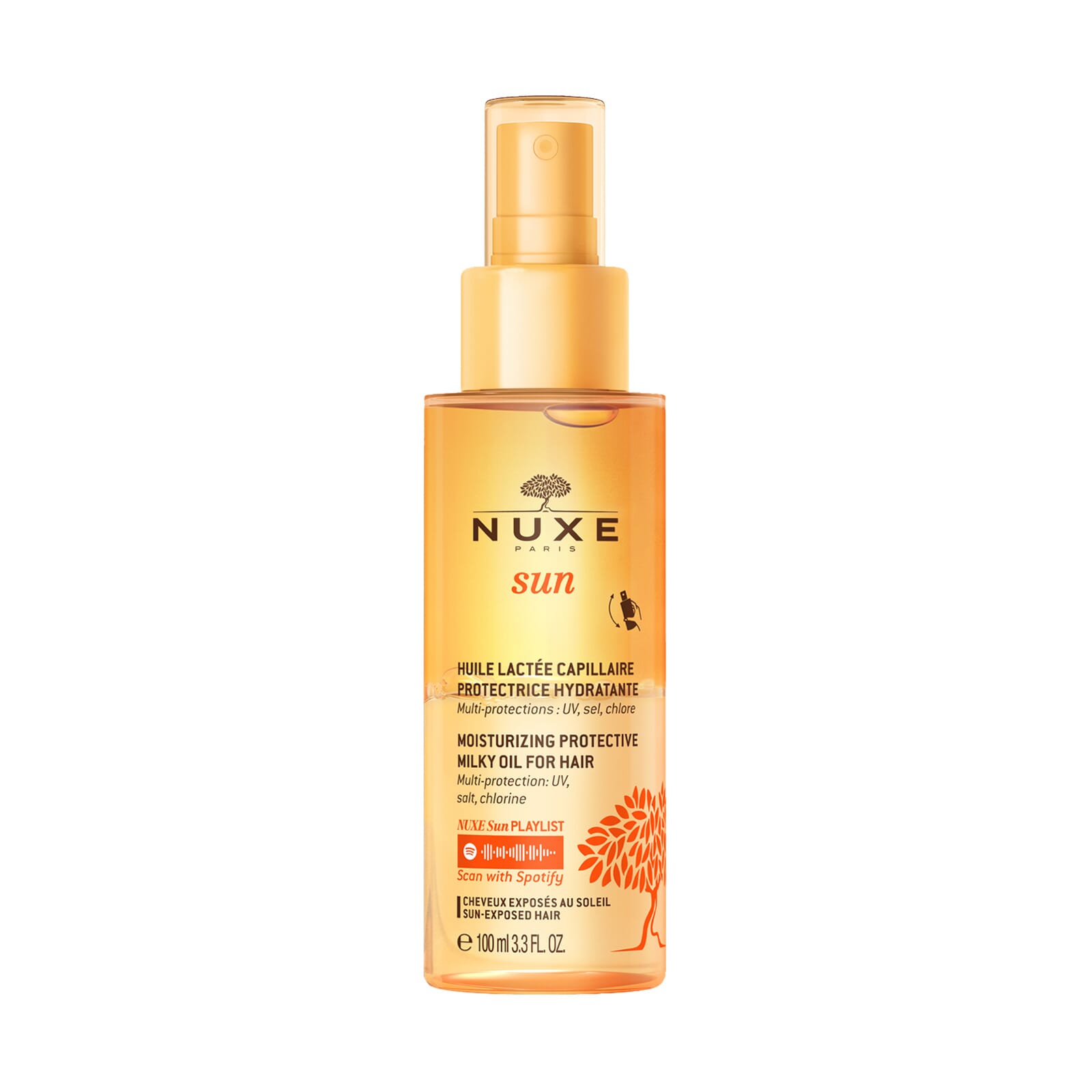 Nuxe Sun Huile Lactée Capilar Protección Hidratante 100 ml