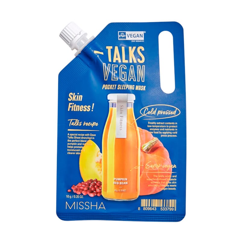 Talks Vegan Skin Fitness! Pocket Sleeping Mask 10g