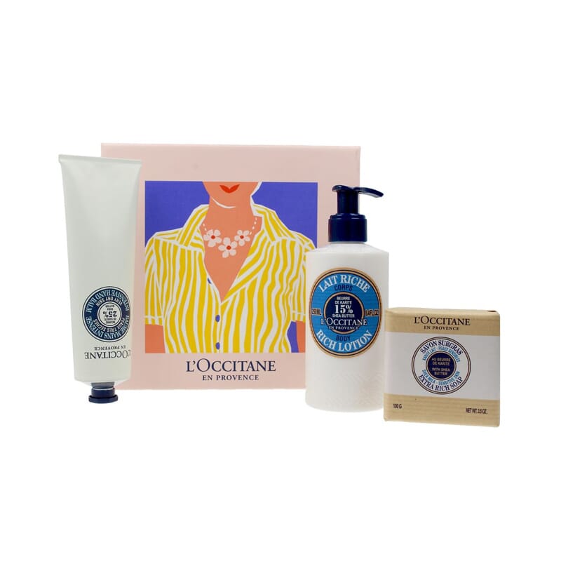 Karite Lait Ultra Riche Corps 250 ml + Handbalsam + Seife