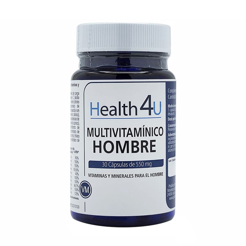 H4U Multivitamínico Masculino 550 mg 30 Caps