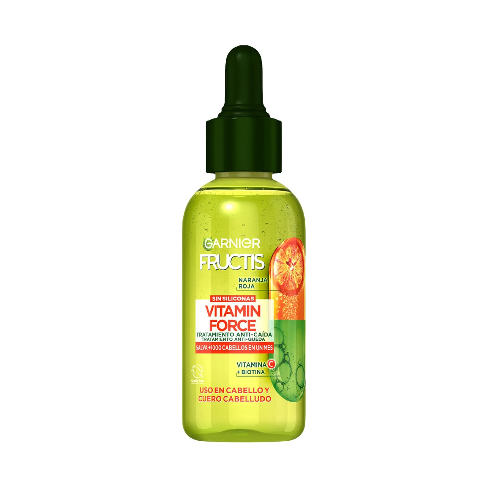 Fructis Vitamin Force Tratamiento Anti-Caída Naranja Roja 125 ml