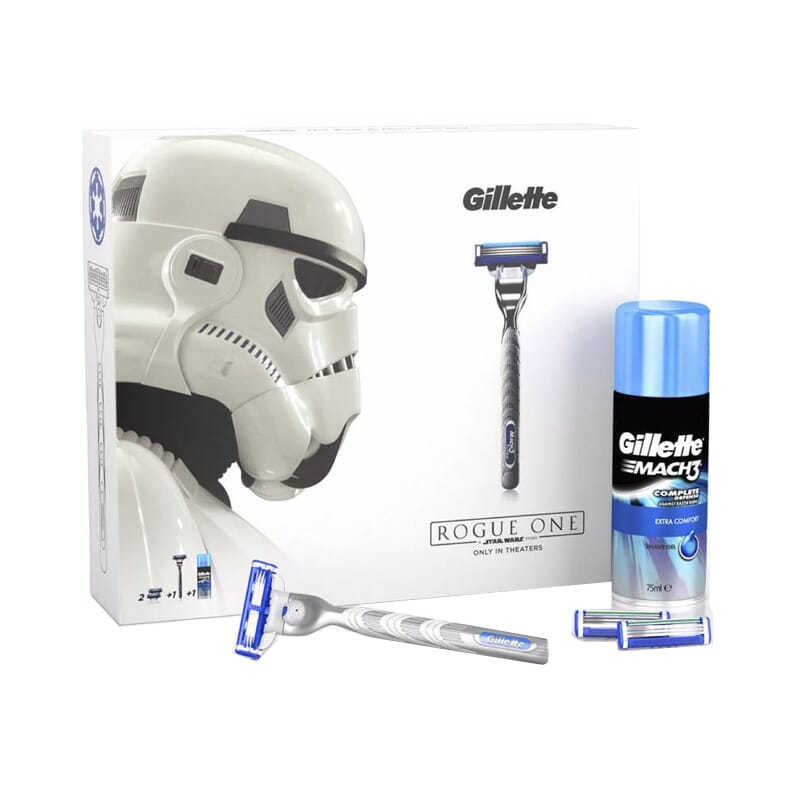 Mach 3 Turbo Star Wars Lote Máquina + Gel + 2 Recambios