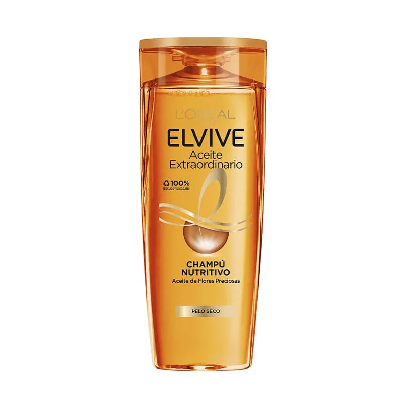 Elvive Aceite Extraordinario Champú Nutritivo 370 ml