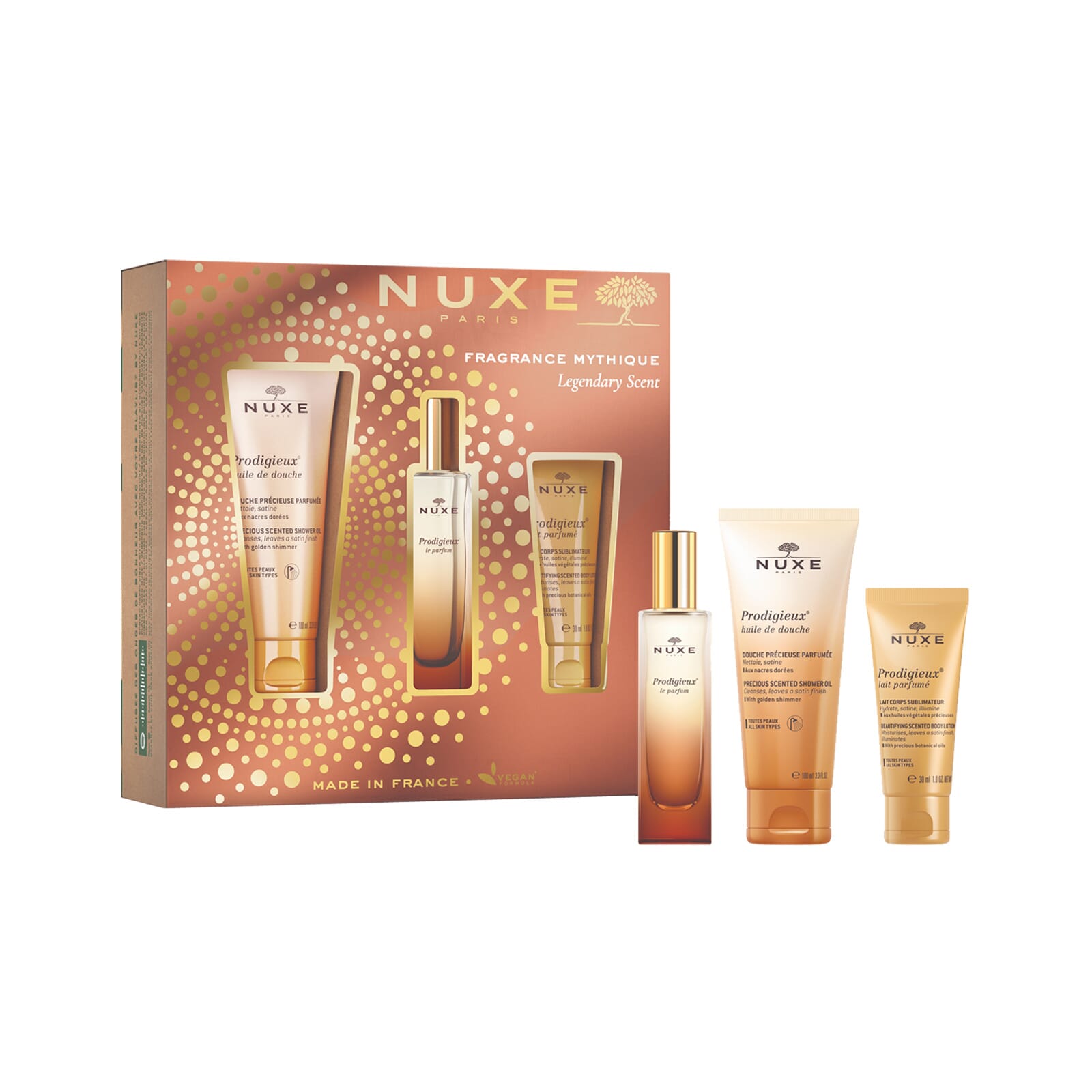 Doos Mythische geur 3 Stukken Le Parfum 30 ml