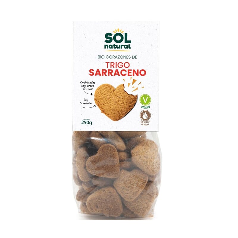 Cuori di Grano Saraceno Bio 250g - Sol Natural