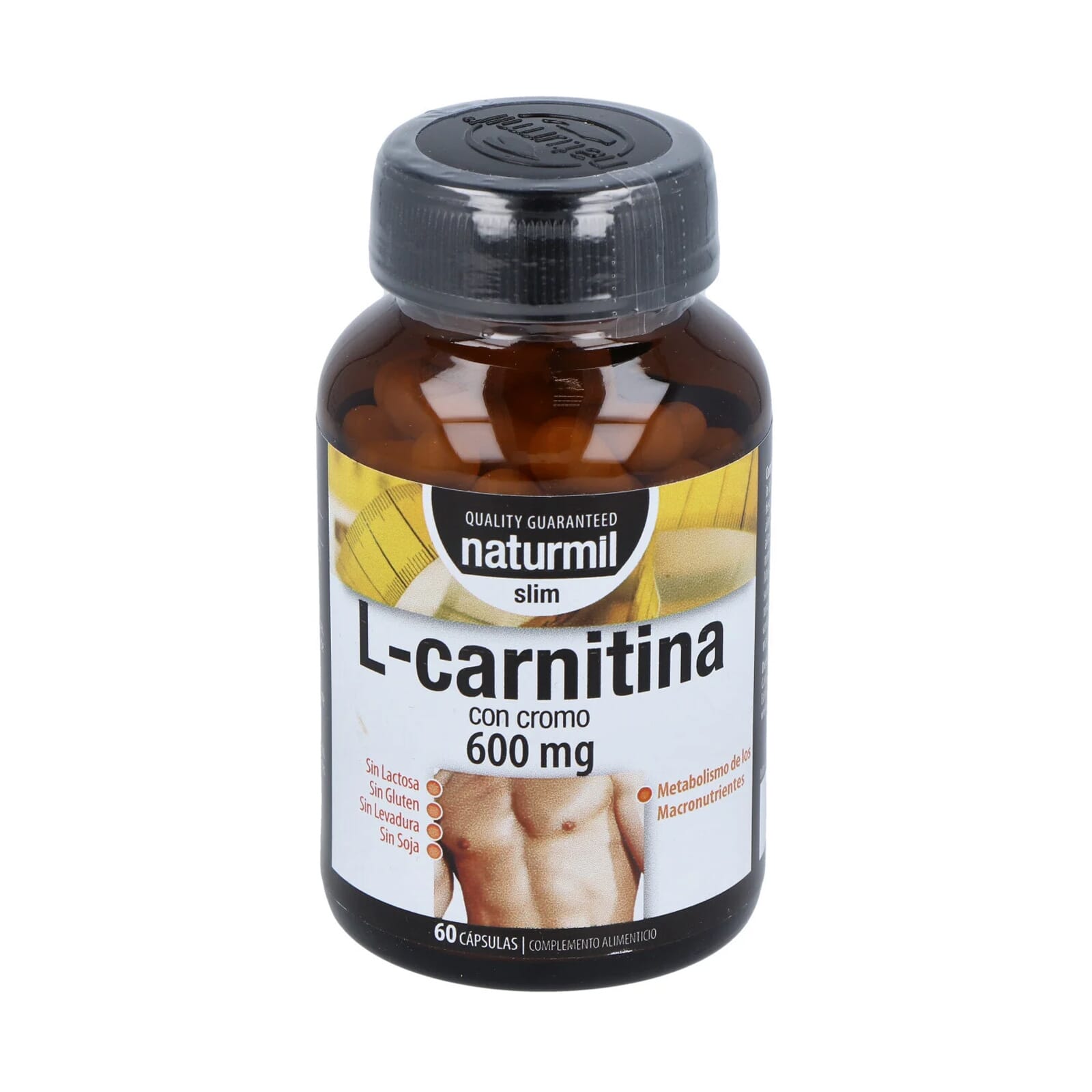 L-Carnitina Con Cromo 600 mg 60 Caps