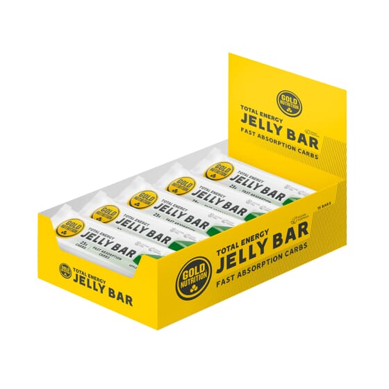 Total Energy Jelly Bar 15 Barritas 30g Gold Nutrition