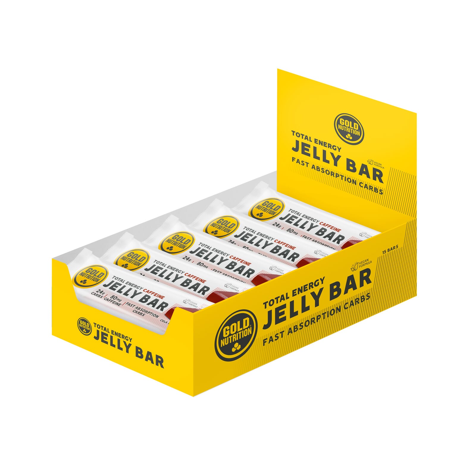 Total Energy Caffeine Jelly Bar 15 Repen 30g
