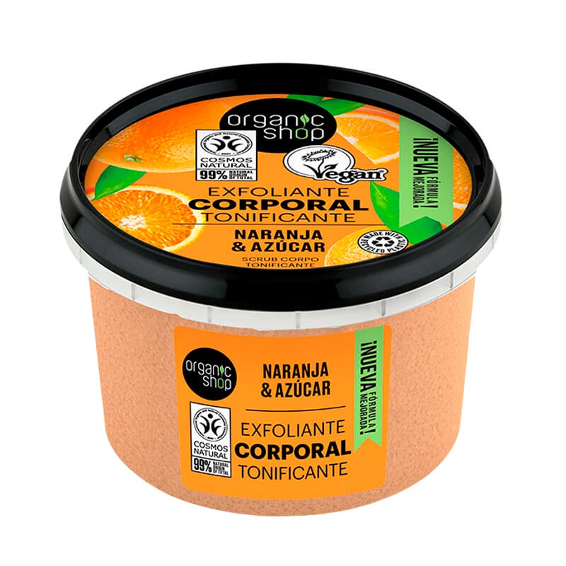 Exfoliante Corporal Tonificante Naranja Y Azúcar 250 ml