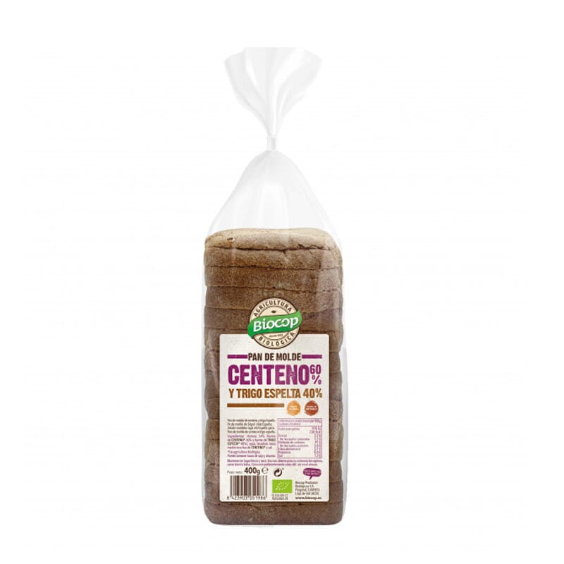 Pan De Molde Centeno Y Trigo Espelta 400g