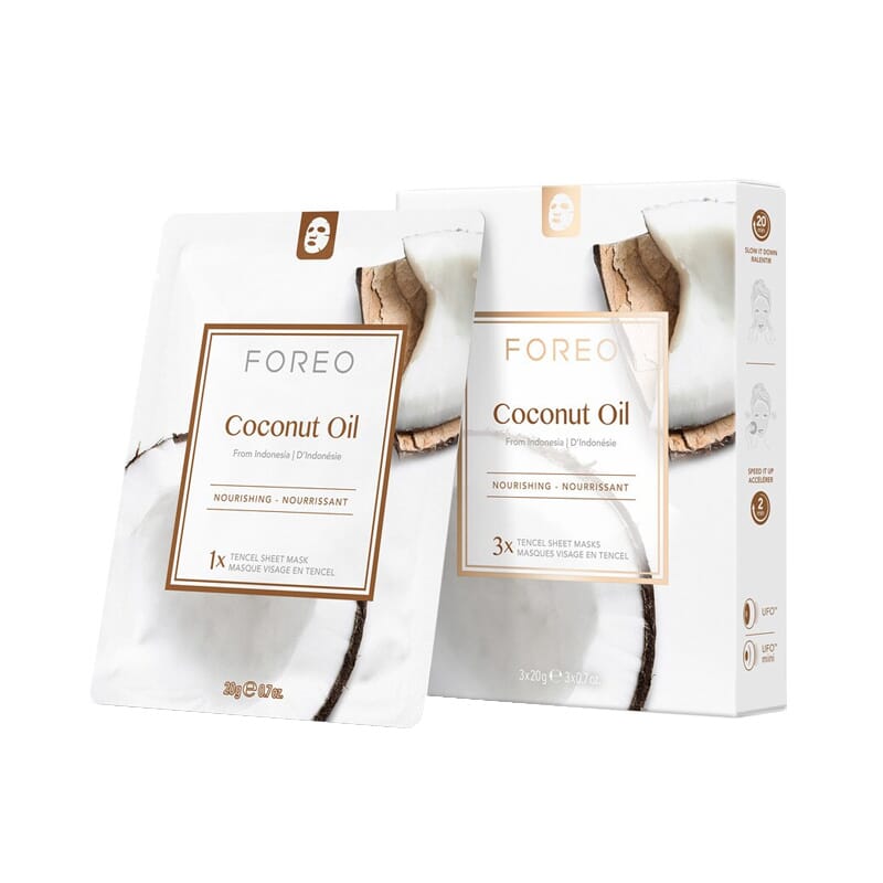 Voedende Gezichtsmasker Kokosolie 3 Ud
