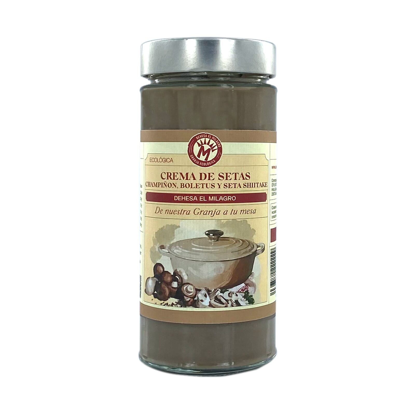 Creme De Cogumelos de Sopa de Cogumelos com Cogumelos Boletus e Cogumelos Shiitake Orgânicos 520